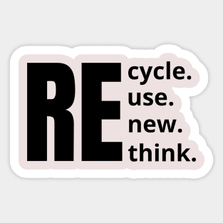 RE Sticker